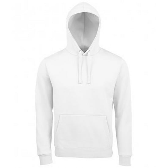 SOLS Unisex Adults Spencer Hooded Sweatshirt (White)