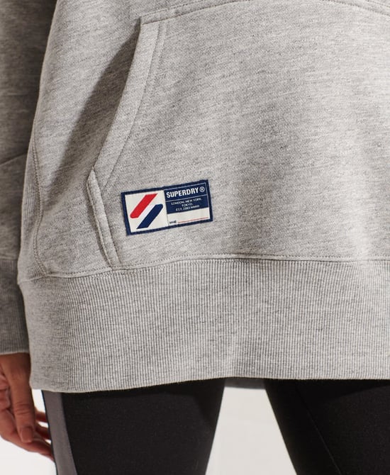 Sudadera Oversized con Capucha de Chenilla de Logo Code de Superdry - Image 4