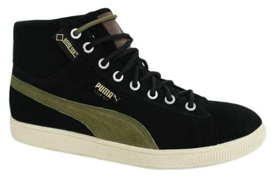 Puma Suede Mid Classic+ GTX Mens Entrenadores Casual Black 357043 02 B28A - Image 1