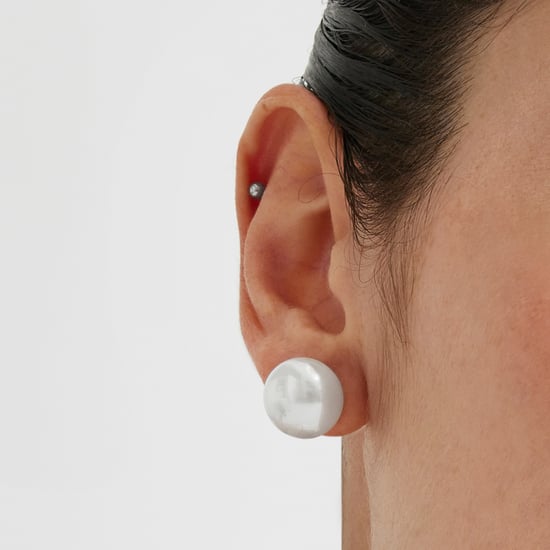 Pendientes Luxenter Nandi de Plata de Ley 925 y Perla Blanca acabado en rodio - Image 5