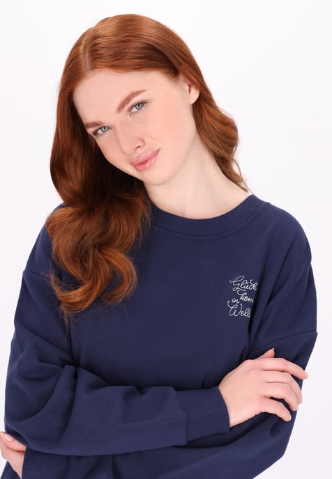 Dreimaster Sweatshirt women marine - Image 5