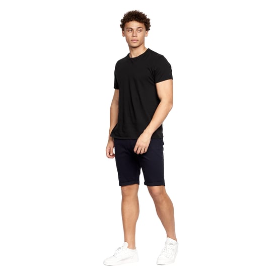 Crosshatch Mens Sinwood Chino Shorts (Navy) - Image 5