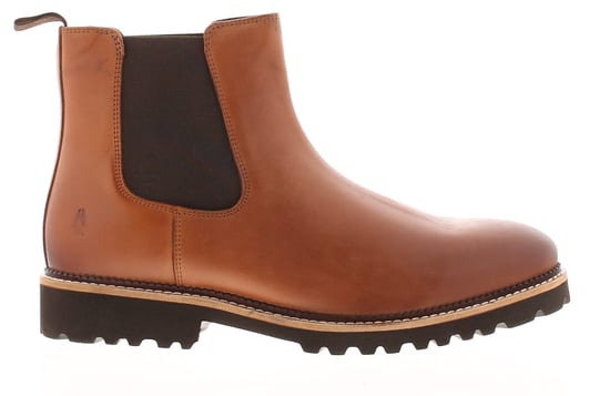 Hush Puppies Womens Boots Chelsea Gwyneth Leather Memory Foam Slip On tan - Image 2