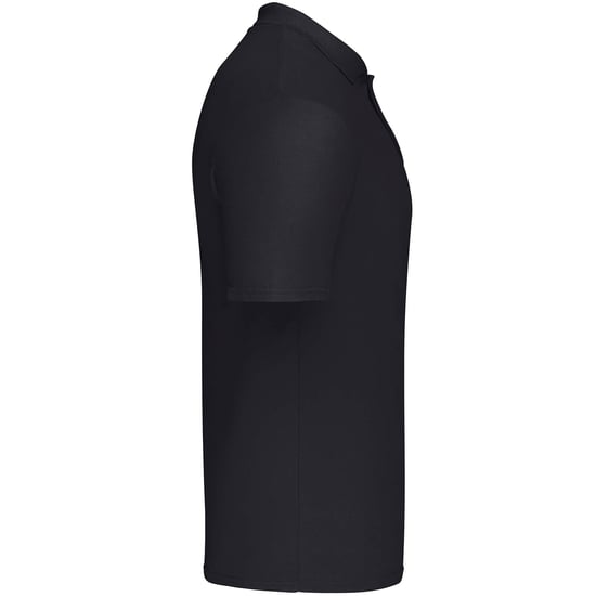 Fruit of the Loom Mens Original Pique Polo Shirt (Black) - Image 3