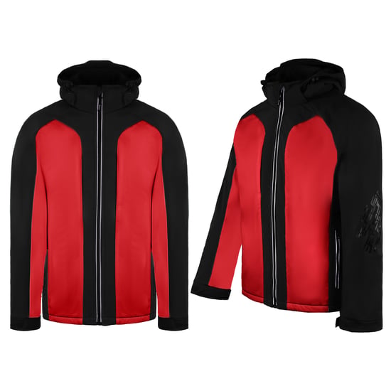 Dickies Flex Flex Mens Red/Black Softshell Chaqueta - Image 3