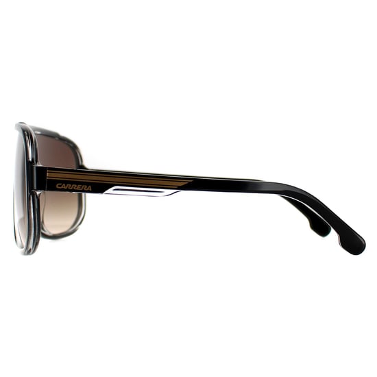 Carrera Rectangle Mens Black Gold Brown Gradient 1058/S