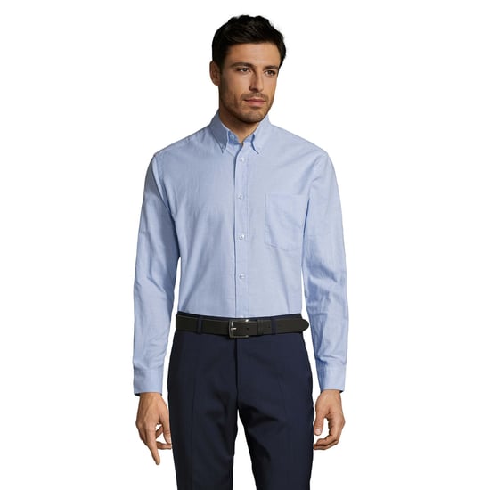 SOLS Mens Boston Shirt (Sky Blue) - Image 1