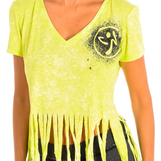 Women's short-sleeved V-neck sports T-shirt Z1T00401
