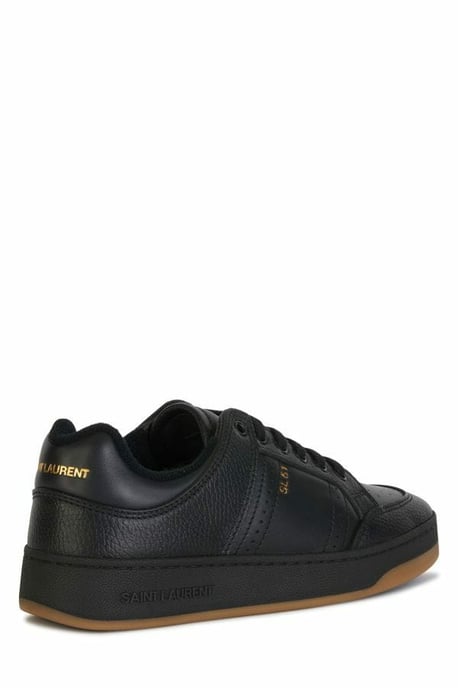 Zapatillas bajas de piel de ternera negra Saint Laurent - Image 3