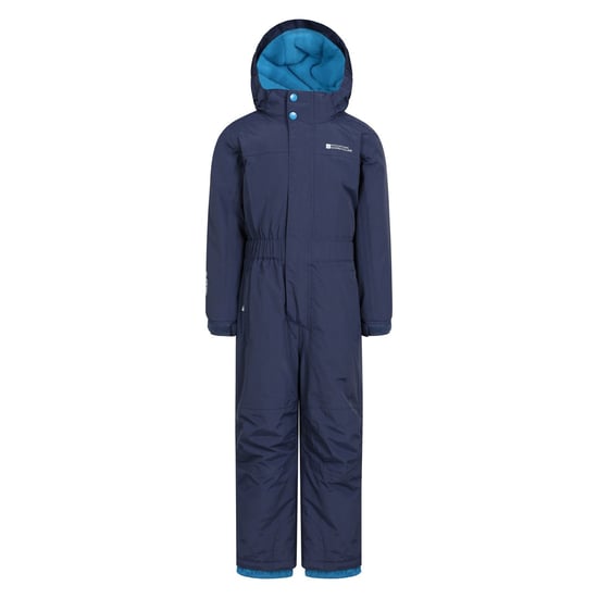 Mountain Warehouse Childrens/Kids Cloud All In One Waterproof Snowsuit (Navy)