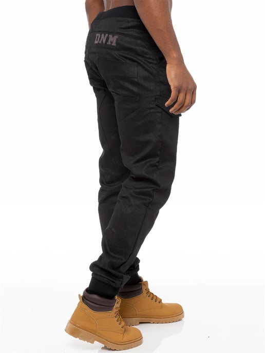 Kruze | Vaqueros con puños para hombre - Negro - Image 3