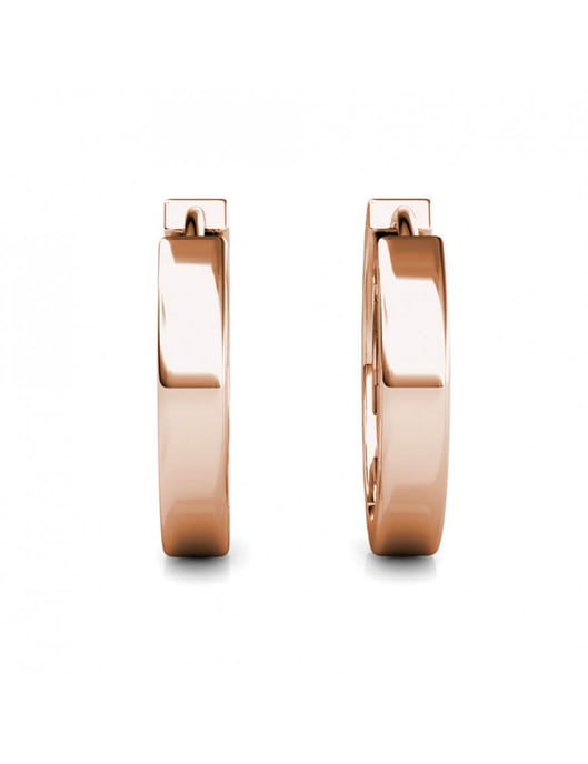 Pendientes Eclat - Oro rosa y cristal - Image 5