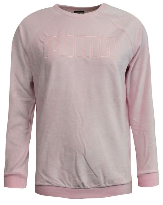 Jersey de terciopelo rosa para mujer Puma Velour - Image 1