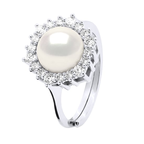 Ring Jewelry - Real Cultured Freshwater Pearl Round 8-9 mm - Image 1