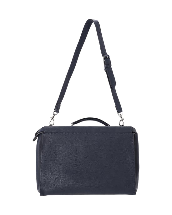 Fendi Large Peekaboo in Navy Blue leather - Image 2
