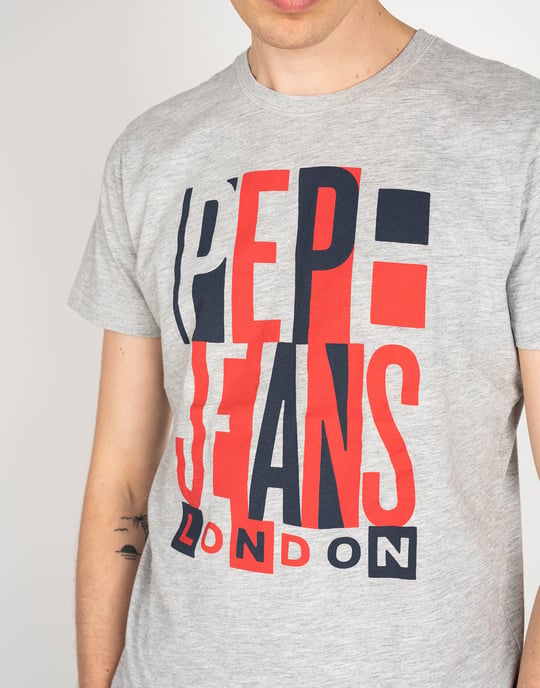 Pepe Jeans T-shirt Davy Men's Grey