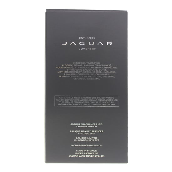 Jaguar Era Eau De Toilette 100ml Spray For Him - Image 4
