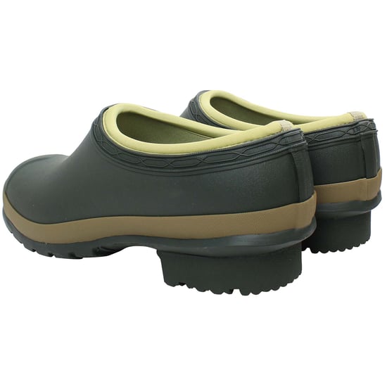 Hunter Gardener Mens Green Clogs - Image 4
