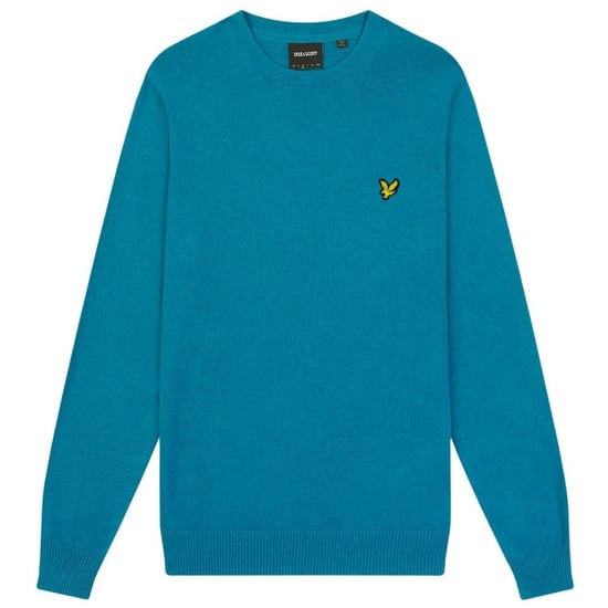 Jersey azul informal con logotipo de la marca Lyle & Scott - Image 1