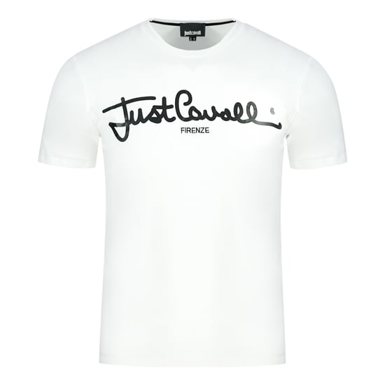 Just Cavalli Logo Signature camiseta blanca - Image 1