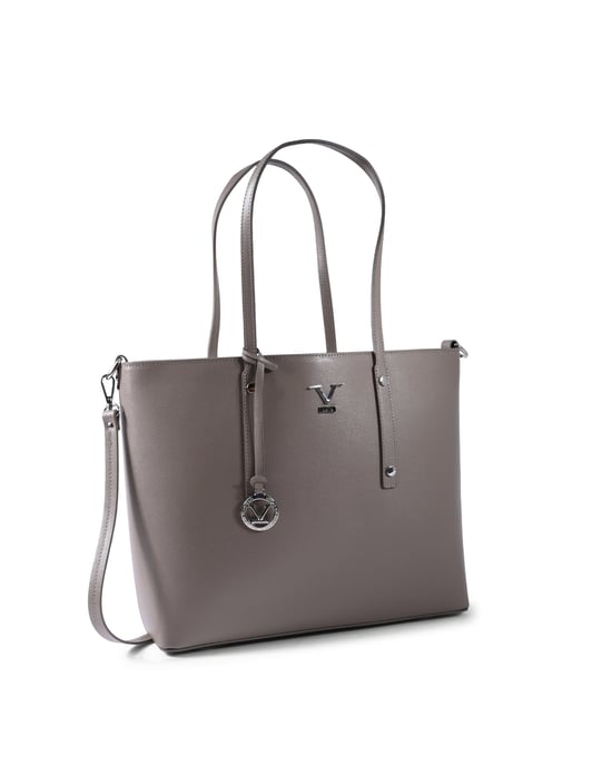 Bolso de mano para mujer V Italia CB1070 Saffiano Taupe - Image 5