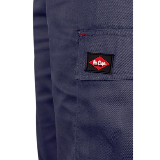 Lee Cooper Mens Classic Cargo Shorts (Navy Blue) - Image 3