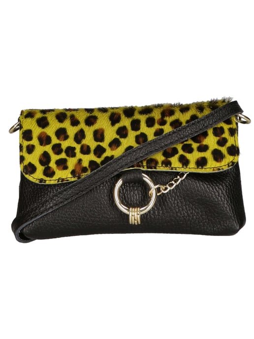 Gave Lux Clutch bag women CHEETAH YELLOW