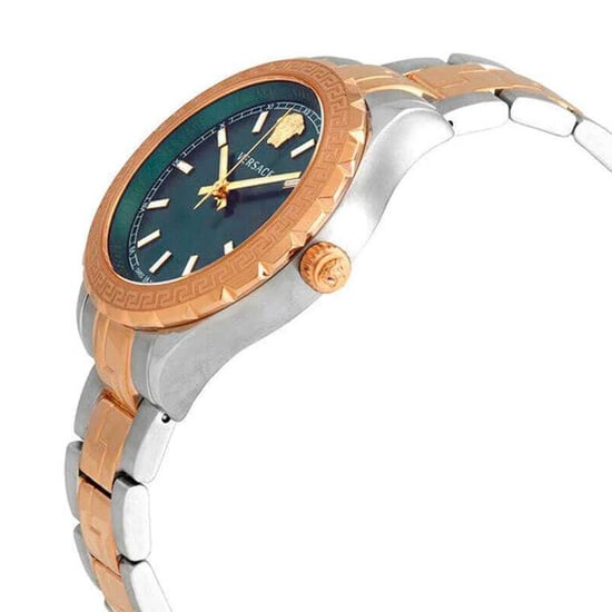 Versace V12050015 Ladies Hellenyium Two-Tone Green Watch
