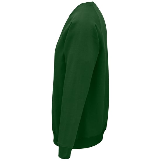 SOLS Unisex Adult Space Organic Raglan Sweatshirt (Bottle Green) - Image 3