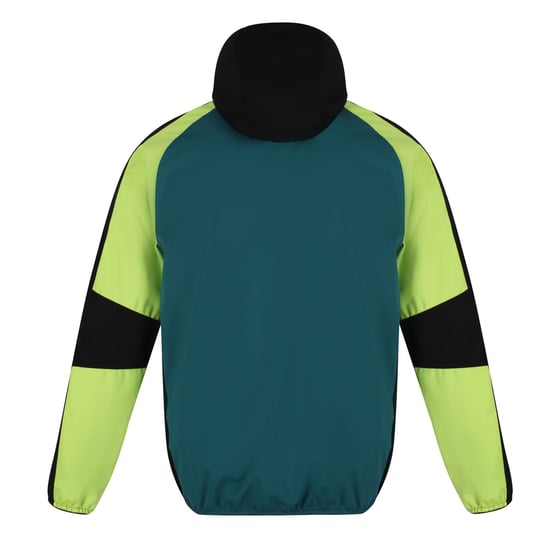 Regatta Mens Tarvos V Soft Shell Jacket (Bright Kiwi/Pacific Green) - Image 2