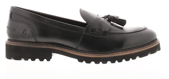 Hush Puppies Womens Shoes Loafers Flat Ginny Leather Slip On black - Image 2