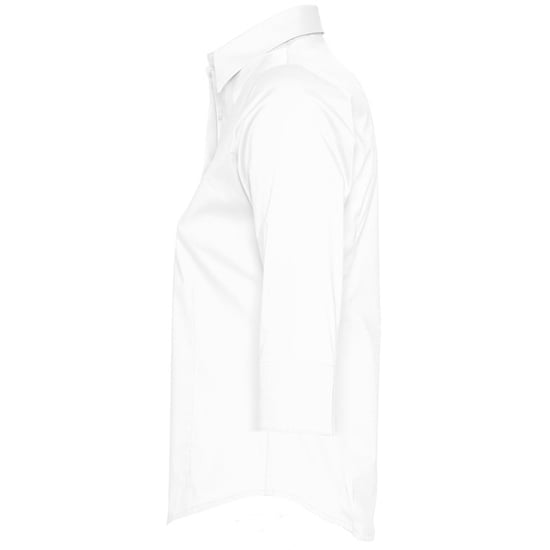 SOLS Womens/Ladies Effect 3/4 Sleeve Fitted Work Shirt (White) - Image 3