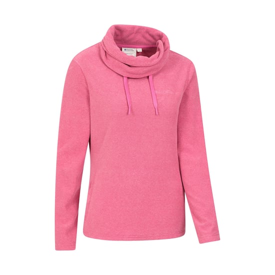 Mountain Warehouse Womens/Ladies Hebridean Cowl Neck Fleece Top (Dark Pink) - Image 5
