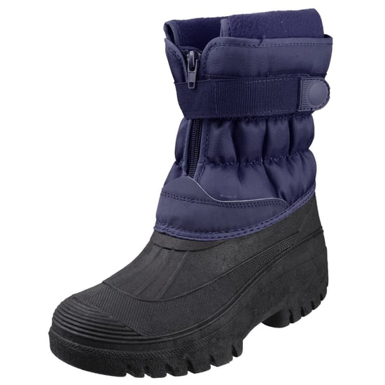 Cotswold Childrens/Kids Chase Wellington Boots (Navy) - Image 4