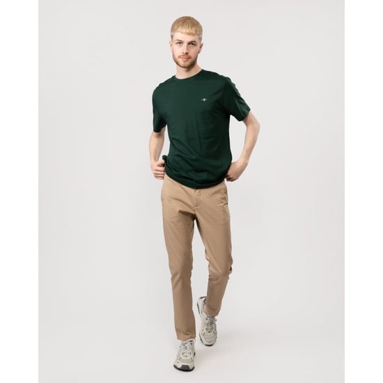 GANT Mens Regular Fit Short Sleeve Shield Logo T-Shirt - Image 3