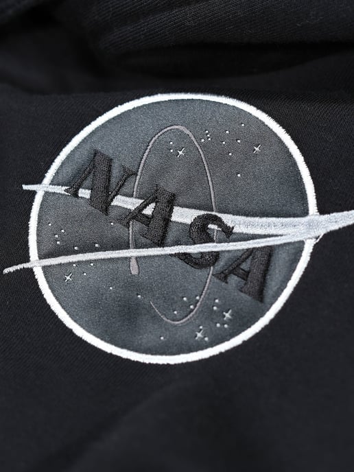 Sudadera con capucha reflectante negra Dark Side de Alpha Industries - Image 4