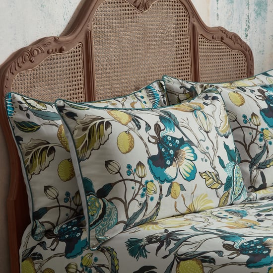 EW by Edinburgh Weavers Morton Floral Premium Cotton Sateen Pillowcase Pair - Image 1