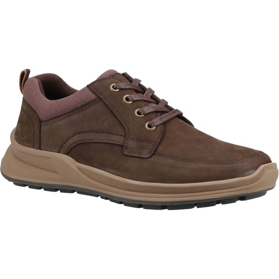 Hush Puppies Mens Adam Nubuck Lace Up Trainers (Brown) - Image 4