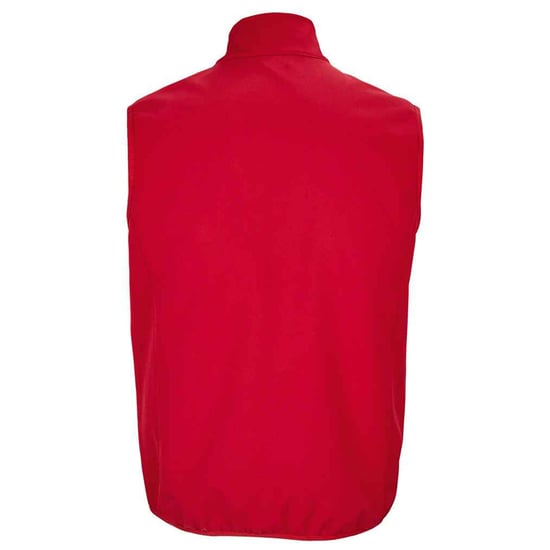 SOLS Mens Falcon Softshell Zipped Body Warmer (Pepper Red) - Image 2