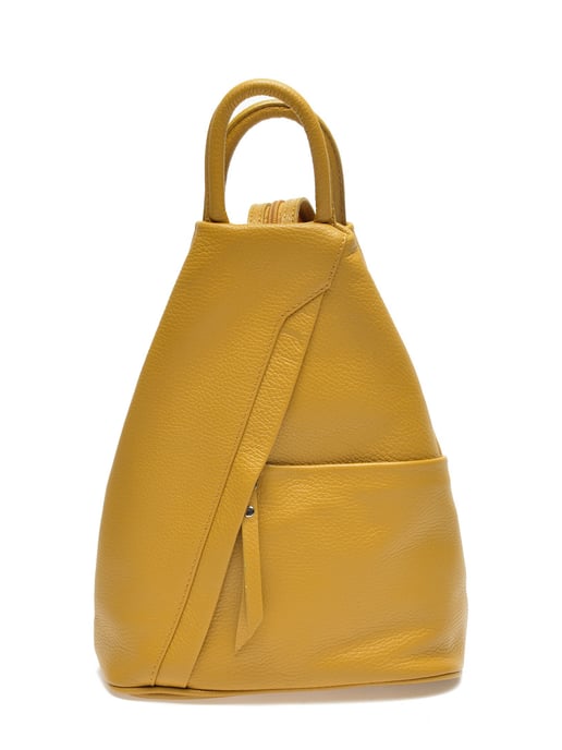 Carla Ferreri SS22 CF 1625 Mustard Leather Bag - Image 1