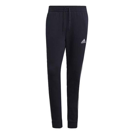 Essentials Fleece Tapered Cuff 3-Stripes Pants - Image 1