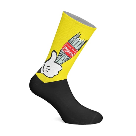 Unisex Elastic Printed Long Socks