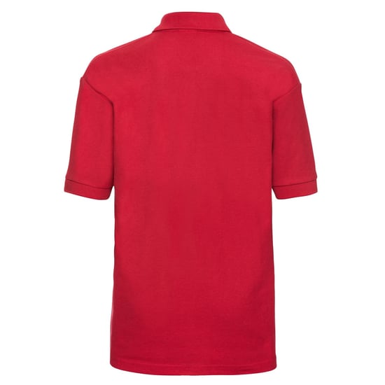 Russell Childrens/Kids Polo Shirt (Bright Red) - Image 2