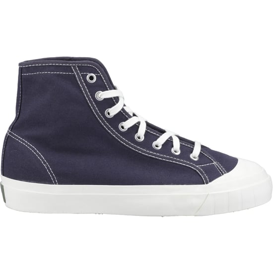 Superga 3192 Campionato Basket 100% Cotton Men's Blue Grey Dark Boots - Image 5