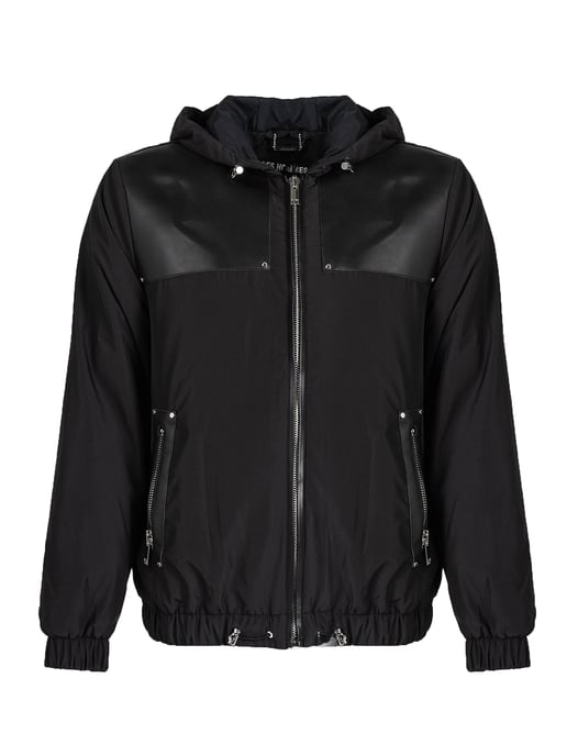 Les Hommes Chaqueta Windbreaker del hombre negro - Image 1