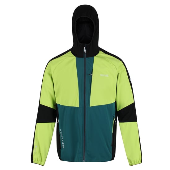 Regatta Mens Tarvos V Soft Shell Jacket (Bright Kiwi/Pacific Green) - Image 1