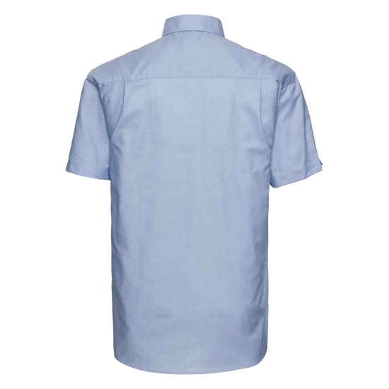 Russell Collection Mens Oxford Formal Shirt (Oxford Blue) - Image 2