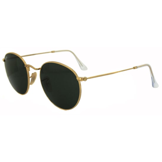 Ray-Ban Sunglasses Round Metal 3447 001 Gold Green 47mm