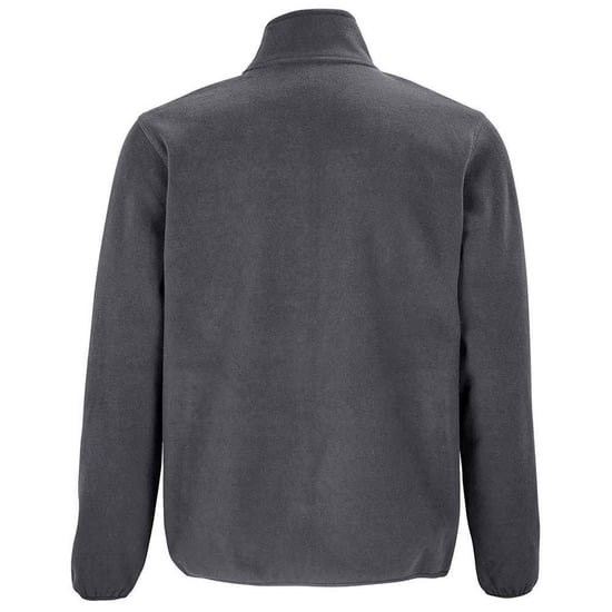 SOLS Mens Factor Zipped Fleece Jacket (Charcoal Grey Solid) - Image 2