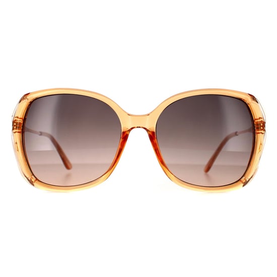 Gafas de sol Guess GF0396 57B degradado ahumado beige brillante - Image 1